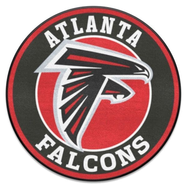 Atlanta Falcons Roundel Rug 27in. Diameter 1 scaled