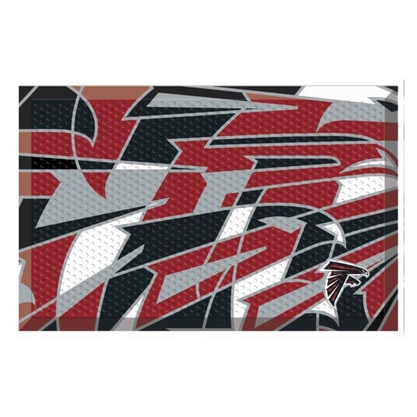 Atlanta Falcons Rubber Scraper Door Mat XFIT Design 1 scaled