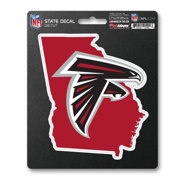 Atlanta Falcons Team State Shape Decal Sticker 1