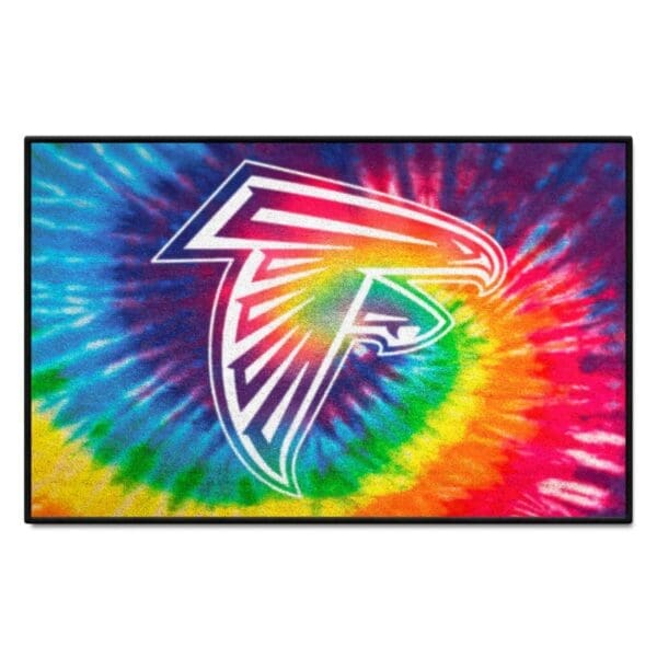 Atlanta Falcons Tie Dye Starter Mat Accent Rug 19in. x 30in 1 scaled