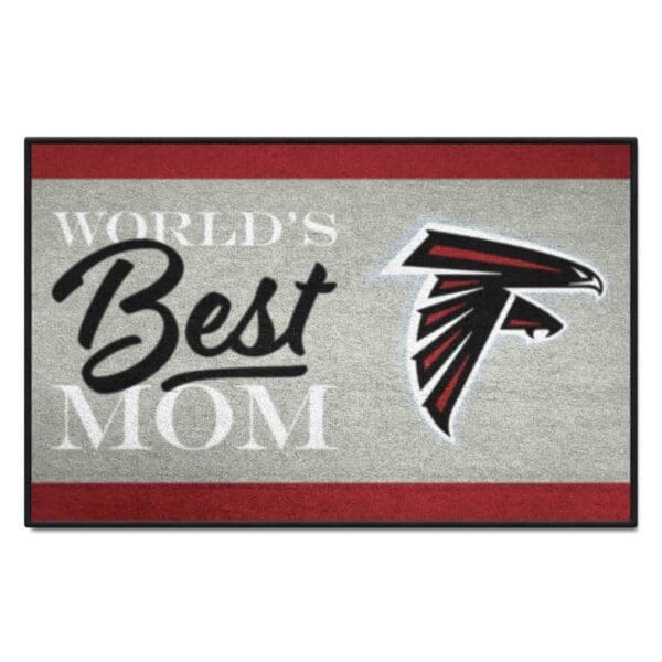 Atlanta Falcons Worlds Best Mom Starter Mat Accent Rug 19in. x 30in 1 scaled
