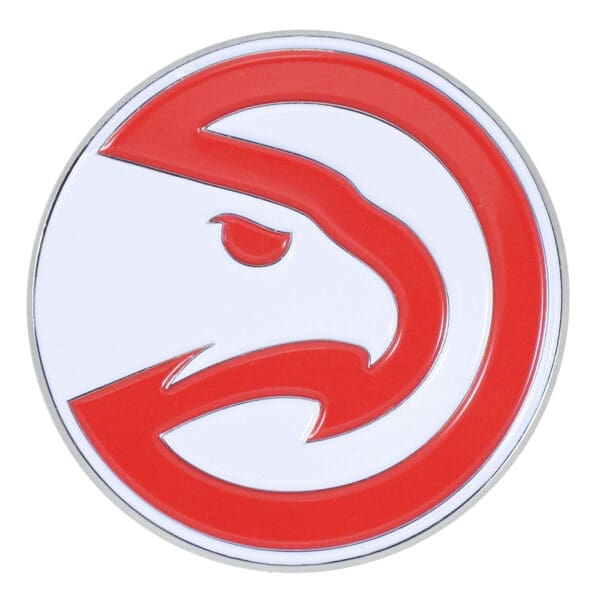 Atlanta Hawks 3D Color Metal Emblem 22713 1