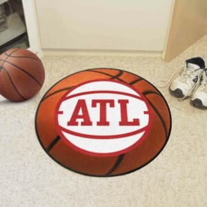 Atlanta Hawks Basketball Rug - 27in. Diameter-36869