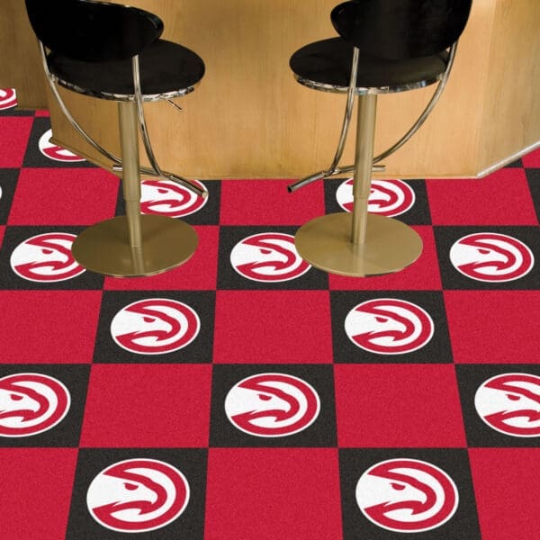 Atlanta Hawks Team Carpet Tiles - 45 Sq Ft.-9203