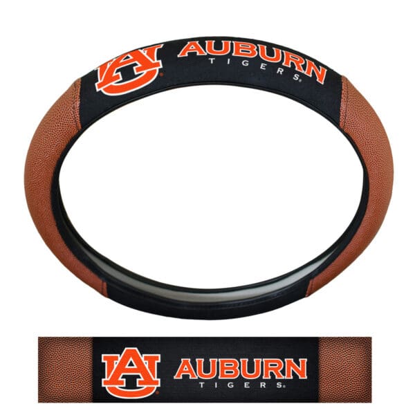 Auburn Tigers Football Grip Steering Wheel Cover 15 Diameter 1