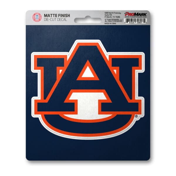Auburn Tigers Matte Decal Sticker 1