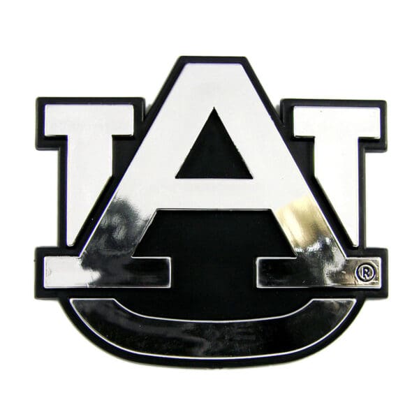 Auburn Tigers Molded Chrome Plastic Emblem 1