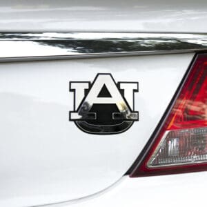 Auburn Tigers Molded Chrome Plastic Emblem