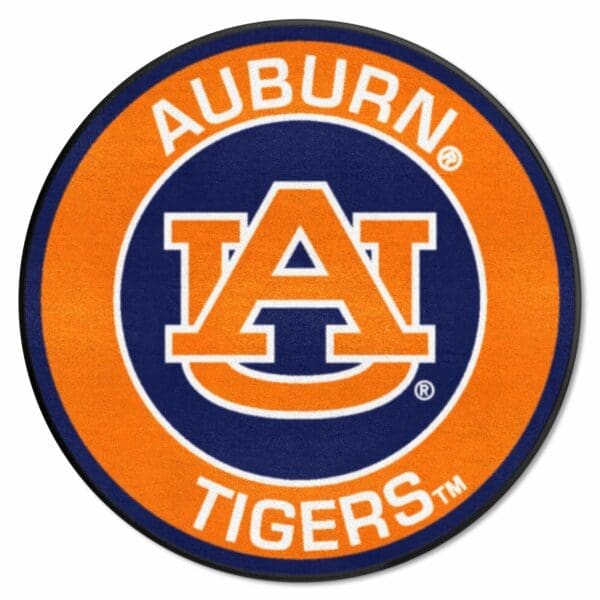 Auburn Tigers Roundel Rug 27in. Diameter 1 scaled