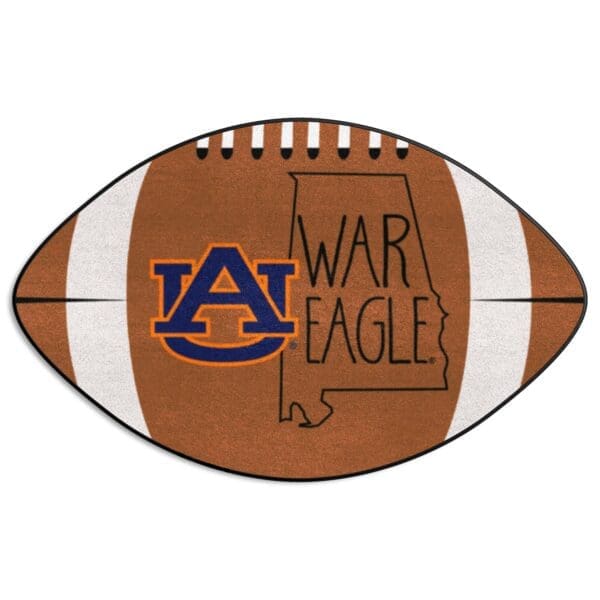 Auburn Tigers Southern Style Football Rug 20.5in. x 32.5in 1 scaled