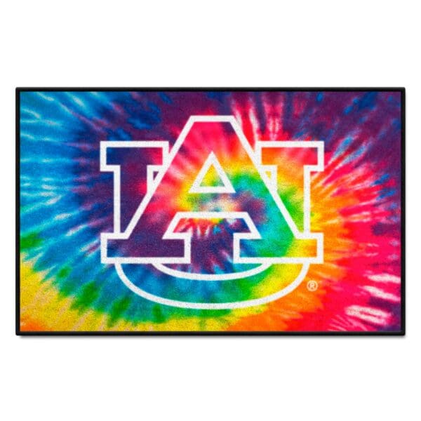 Auburn Tigers Tie Dye Starter Mat Accent Rug 19in. x 30in 1 scaled
