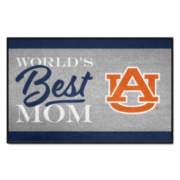 Auburn Tigers Worlds Best Mom Starter Mat Accent Rug 19in. x 30in 1 scaled