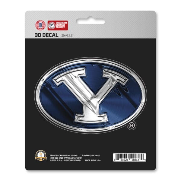 BYU Cougars 3D Decal Sticker 1