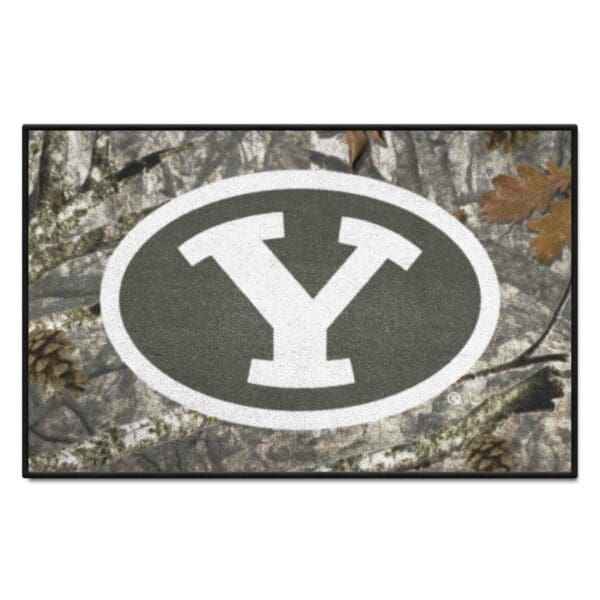 BYU Cougars Camo Starter Mat Accent Rug 19in. x 30in 1 scaled