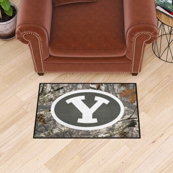 BYU Cougars Camo Starter Mat Accent Rug - 19in. x 30in.