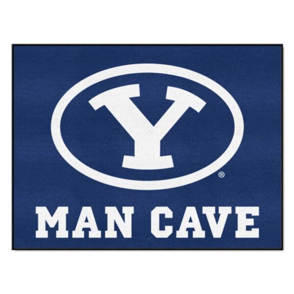 BYU Cougars Man Cave All Star Rug 34 in. x 42.5 in 1 scaled