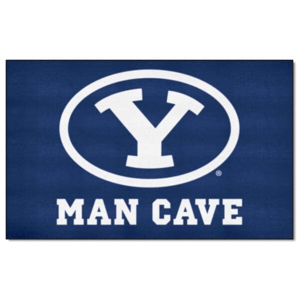 BYU Cougars Man Cave Ulti Mat Rug 5ft. x 8ft 1 scaled