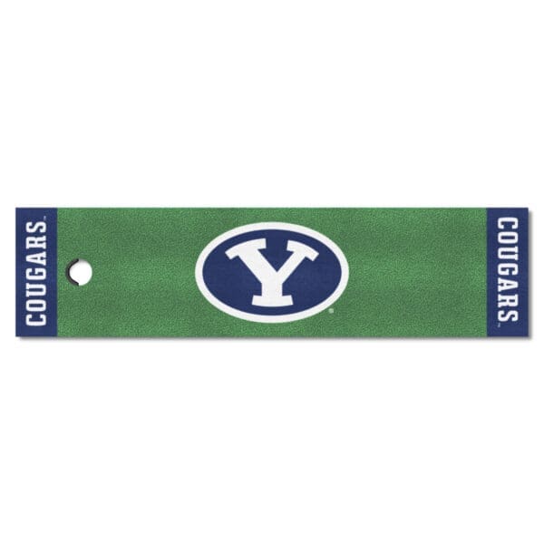 BYU Cougars Putting Green Mat 1.5ft. x 6ft 1 scaled
