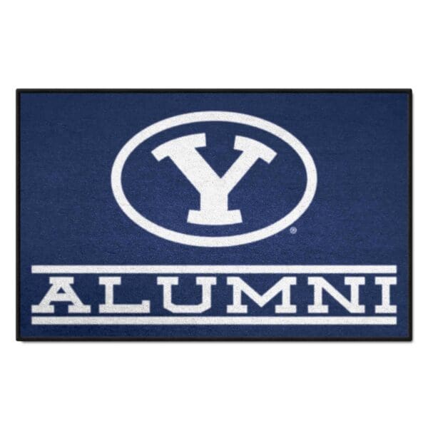 BYU Cougars Starter Mat Accent Rug 19in. x 30in. Alumni Starter Mat 1 scaled