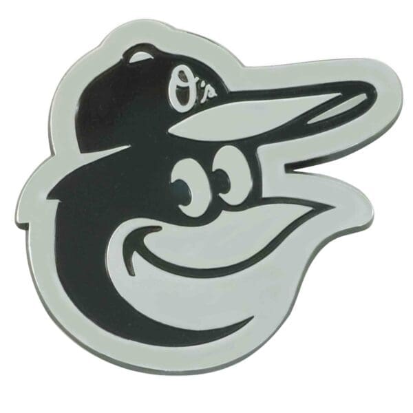 Baltimore Orioles 3D Chrome Metal Emblem 1