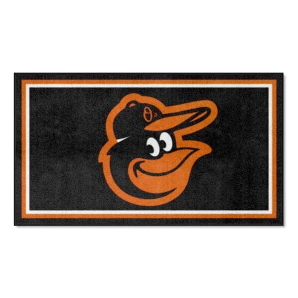 Baltimore Orioles 3ft. x 5ft. Plush Area Rug 1 scaled