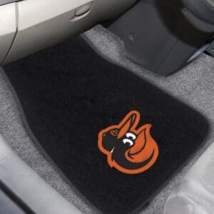 Baltimore Orioles Embroidered Car Mat Set - 2 Pieces