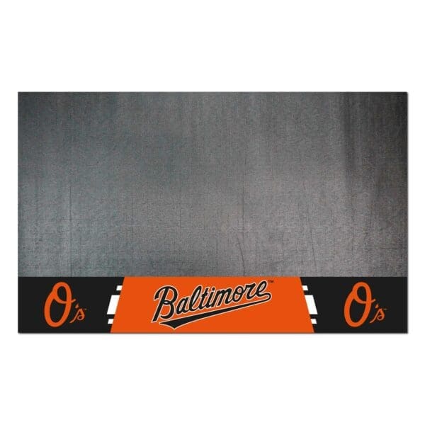Baltimore Orioles Vinyl Grill Mat 26in. x 42in 1 scaled