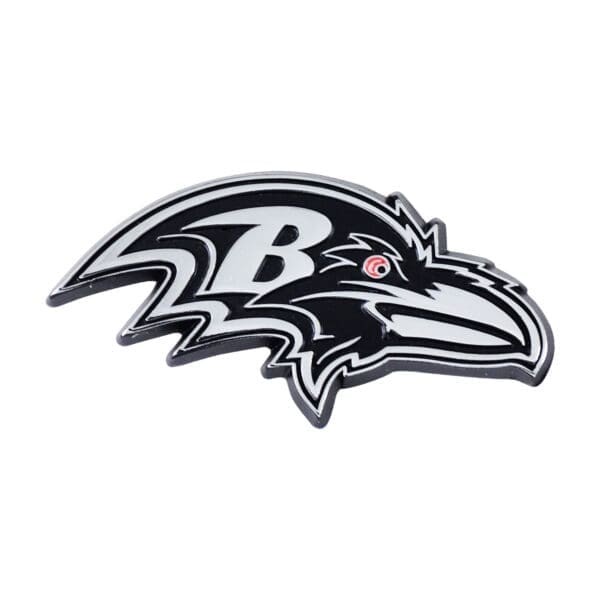 Baltimore Ravens 3D Chrome Metal Emblem 1
