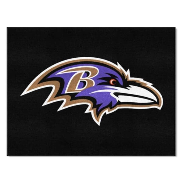 Baltimore Ravens All Star Rug 34 in. x 42.5 in 1 scaled