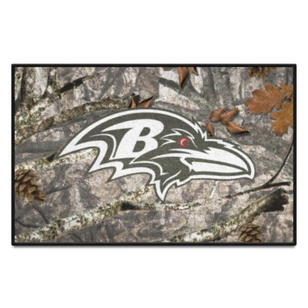 Baltimore Ravens Camo Starter Mat Accent Rug 19in. x 30in 1 scaled