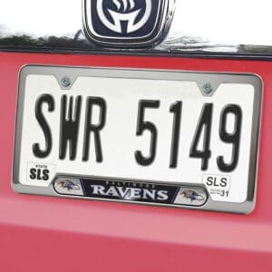 Baltimore Ravens Embossed License Plate Frame