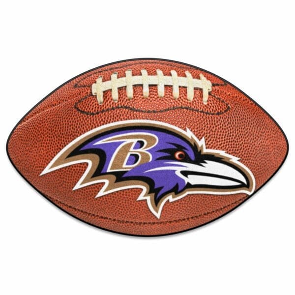 Baltimore Ravens Football Rug 20.5in. x 32.5in 1 scaled