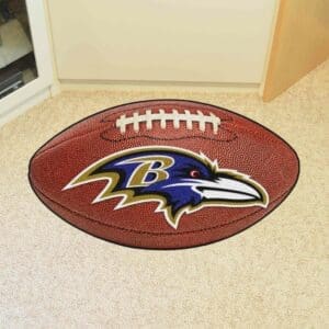 Baltimore Ravens Football Rug - 20.5in. x 32.5in.