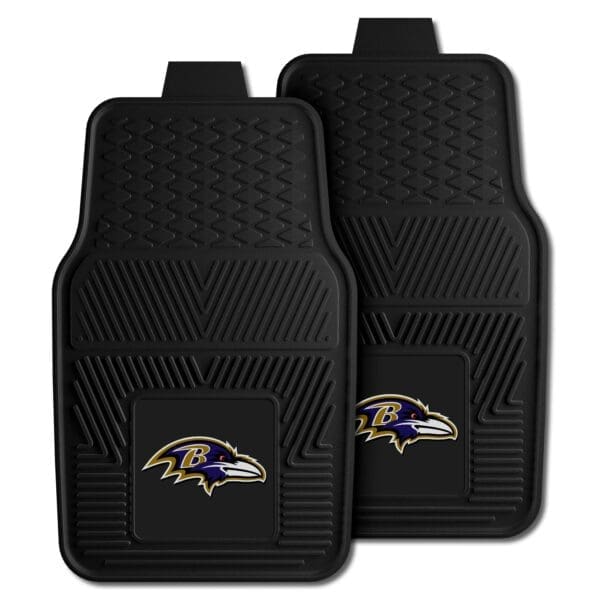 Baltimore Ravens Heavy Duty Car Mat Set 2 Pieces 1 scaled