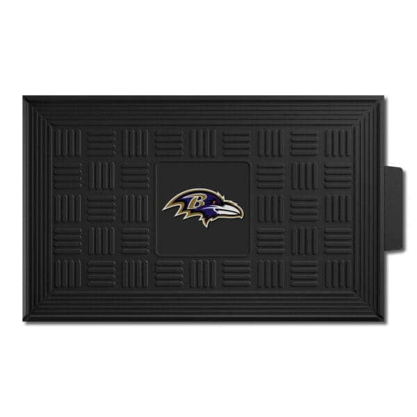 Baltimore Ravens Heavy Duty Vinyl Medallion Door Mat 19.5in. x 31in 1 scaled