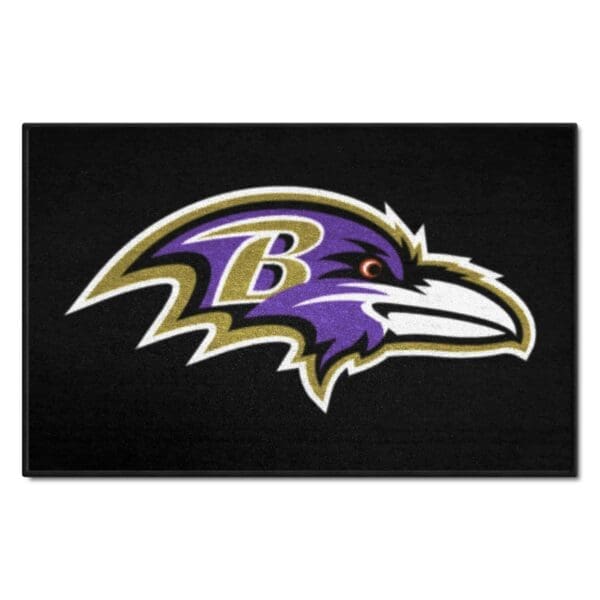 Baltimore Ravens Starter Mat Accent Rug 19in. x 30in 1 scaled