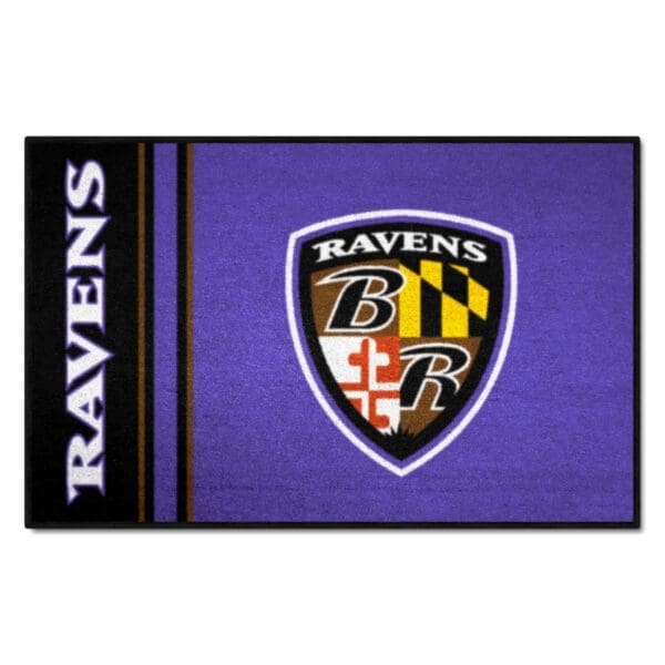 Baltimore Ravens Starter Mat Accent Rug Uniform Style 19in. x 30in 1 scaled