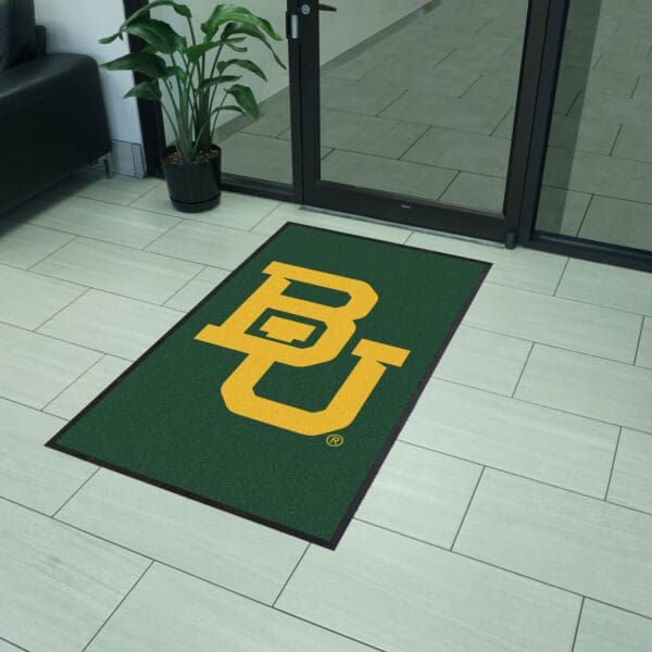 Baylor 3X5 High-Traffic Mat with Durable Rubber Backing - Portrait Orientation