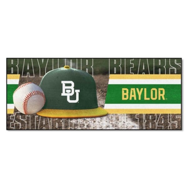 Baylor Bears Baseball Runner Rug 30in. x 72in 1 scaled