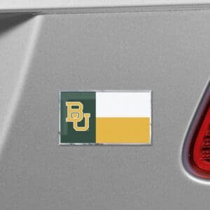 Baylor Bears State Flag Aluminum Embossed Emblem