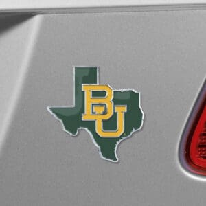 Baylor Bears Team State Aluminum Embossed Emblem