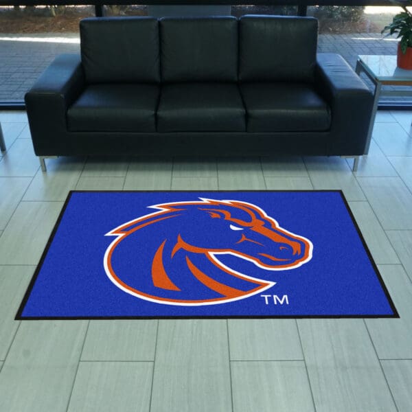 Boise State 4X6 High-Traffic Mat with Durable Rubber Backing - Landscape Orientation