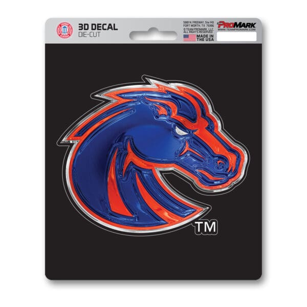 Boise State Broncos 3D Decal Sticker 1