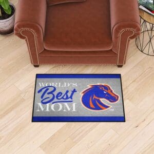 Boise State Broncos World's Best Mom Starter Mat Accent Rug - 19in. x 30in.