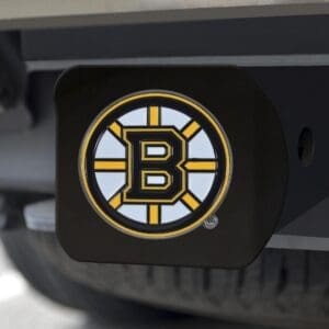 Boston Bruins Black Metal Hitch Cover - 3D Color Emblem-22757
