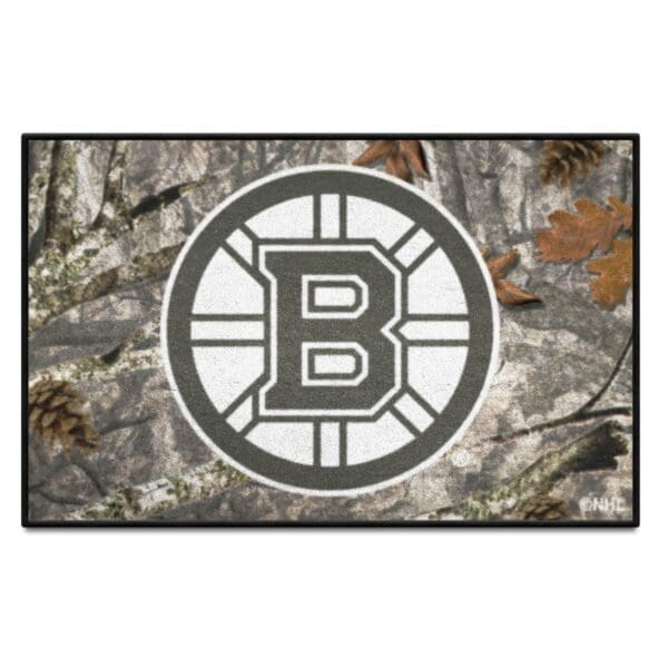 Boston Bruins Camo Starter Mat Accent Rug 19in. x 30in. 34463 1 scaled