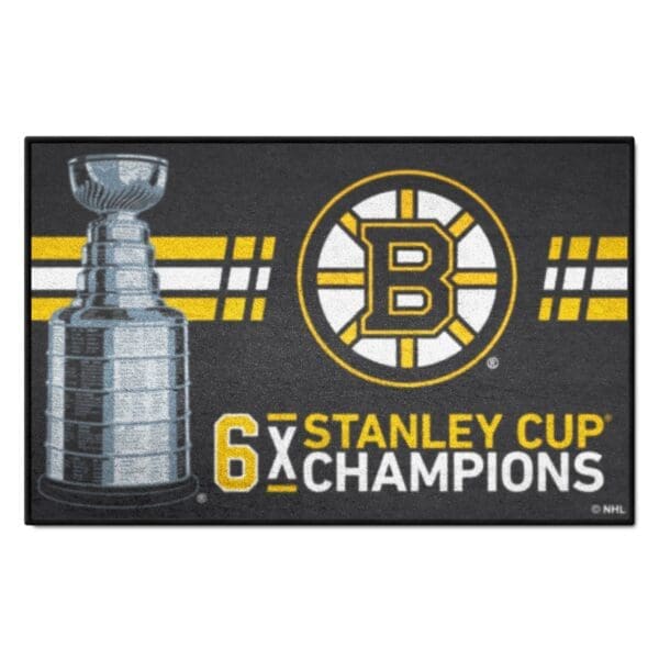 Boston Bruins Dynasty Starter Mat Accent Rug 19in. x 30in. 10491 1 scaled