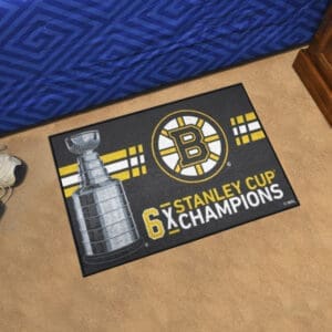 Boston Bruins Dynasty Starter Mat Accent Rug - 19in. x 30in.-10491