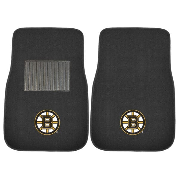 Boston Bruins Embroidered Car Mat Set 2 Pieces 17088 1