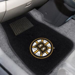 Boston Bruins Embroidered Car Mat Set - 2 Pieces-17088